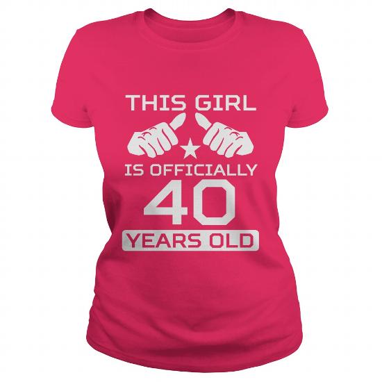 40 year old birthday t shirts